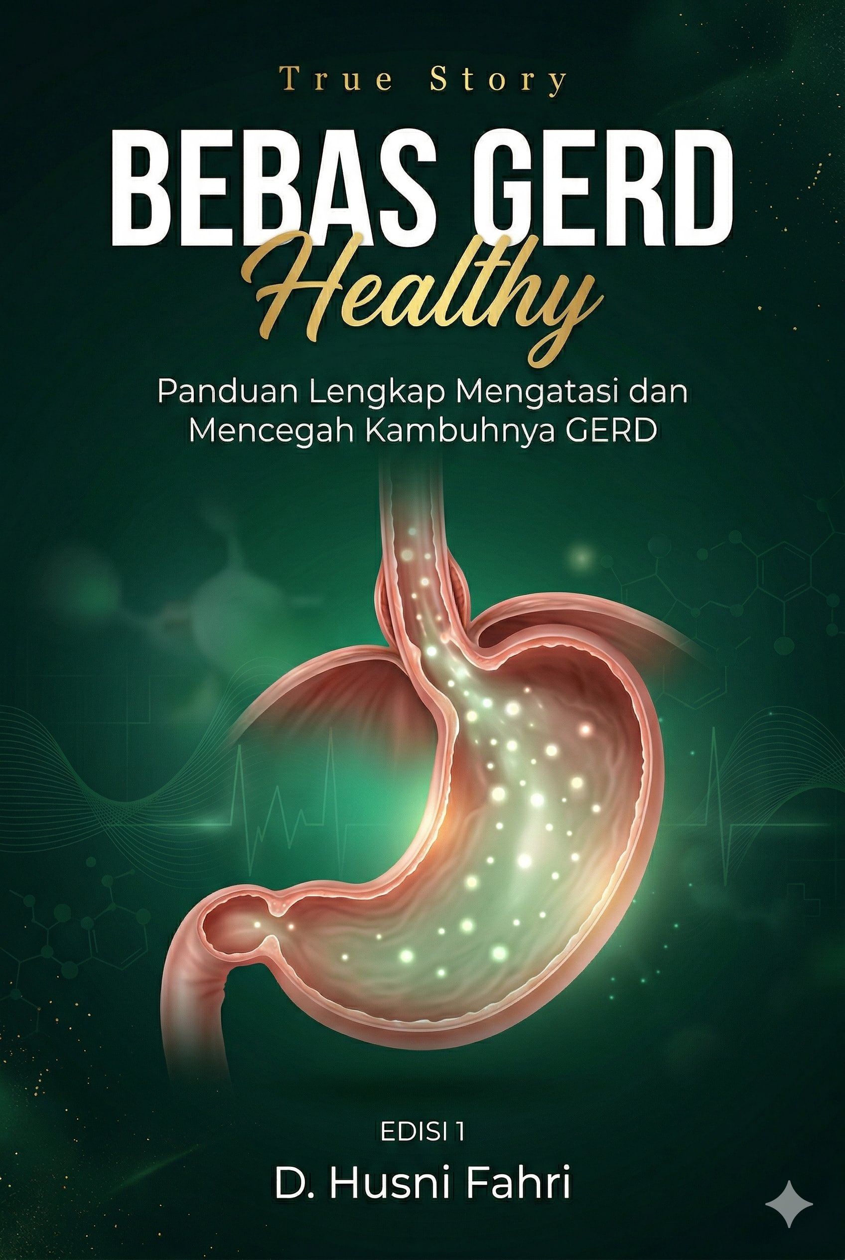 Cover Buku Bebas GERD oleh D. Husni Fahri Rizal